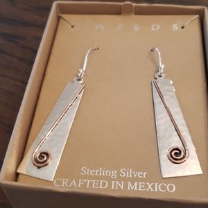 Tweeds Sterling Silver Drop Earrings